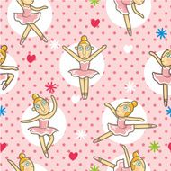 seamless Ballet pattern