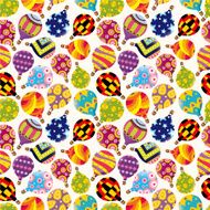 seamless Hot air balloon pattern