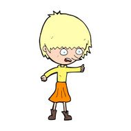 cartoon woman stressing out N25