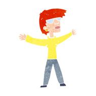 Cartoon Woman Wearing Glasses N26