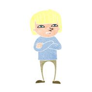 cartoon happy person N38