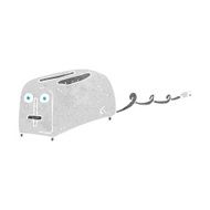 Cartoon Toaster N25