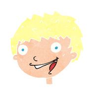 cartoon laughing boy N14