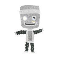 cartoon funny robot N98