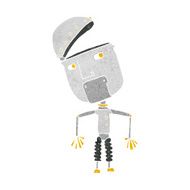 cartoon funny robot N99