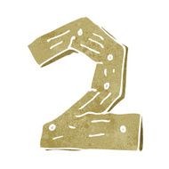 cartoon wooden number N64