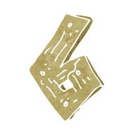 cartoon wooden number N69