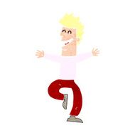 cartoon laughing man N40