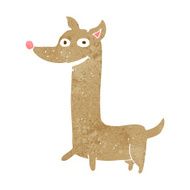 funny cartoon dog N29