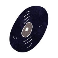 cartoon vinyl record N6