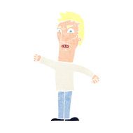 cartoon annoyed man N99