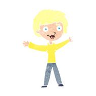 cartoon woman waving arms N24