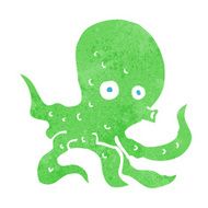 Cartoon Octopus N117