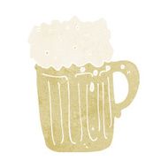 cartoon mug of beer N33