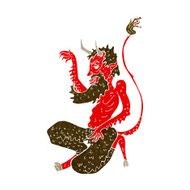 cartoon traditional devil N12