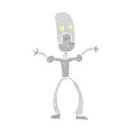 cartoon funny robot N101