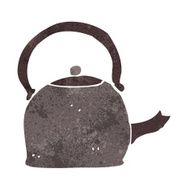 cartoon old kettle N12
