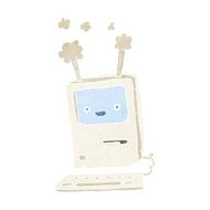 cartoon old computer N54