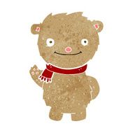 cartoon teddy bear N323