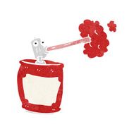 cartoon spray can N113
