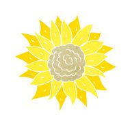 Cartoon Sunflower N39