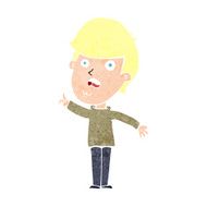 Cartoon Man Asking Question N101