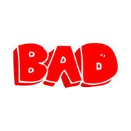 cartoon bad sign N11