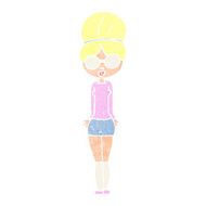 cartoon librarian woman N12