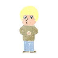 cartoon shy boy N24