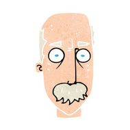 Cartoon Man With Mustache N126