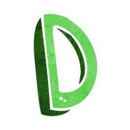 cartoon letter N180