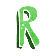 cartoon letter N183