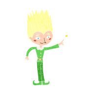 cartoon magic christmas elf N13