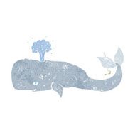 Cartoon Whale N115