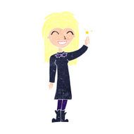 cartoon friendly witch girl N13