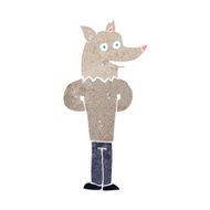 cartoon wolf man N62