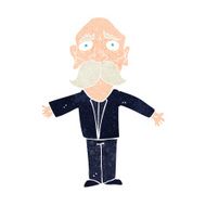 cartoon disapointed old man N2