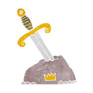 cartoon sword in stone N9