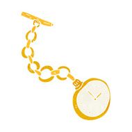 Cartoon Old Pocket Watch N14