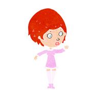 cartoon pretty woman N340