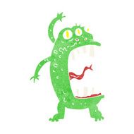 cartoon crazy monster N42