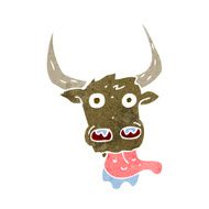 Cartoon Cow Face N10