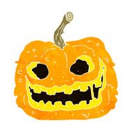 cartoon spooky pumpkin N29