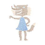 cartoon wolf girl N8