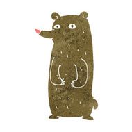 funny cartoon bear N77