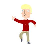 cartoon dancing man N76