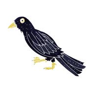 Cartoon Crow N38