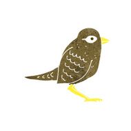 cartoon garden bird N48