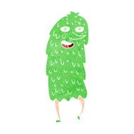 Cartoon monster N169