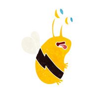 cartoon funny bee N13